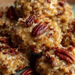 No-Bake Coconut Pecan Praline Cookies