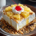No-Bake Pineapple Cream Dessert