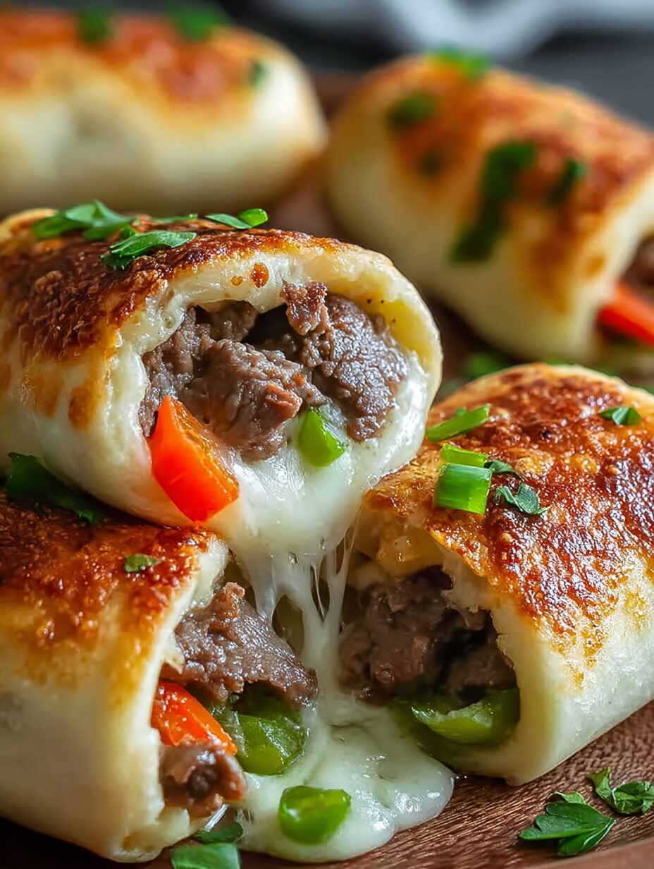 Philly Cheesesteak Rolls – Easy Low-Carb Dinner Idea You Need!