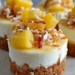 Pineapple Coconut Cheesecake Minis
