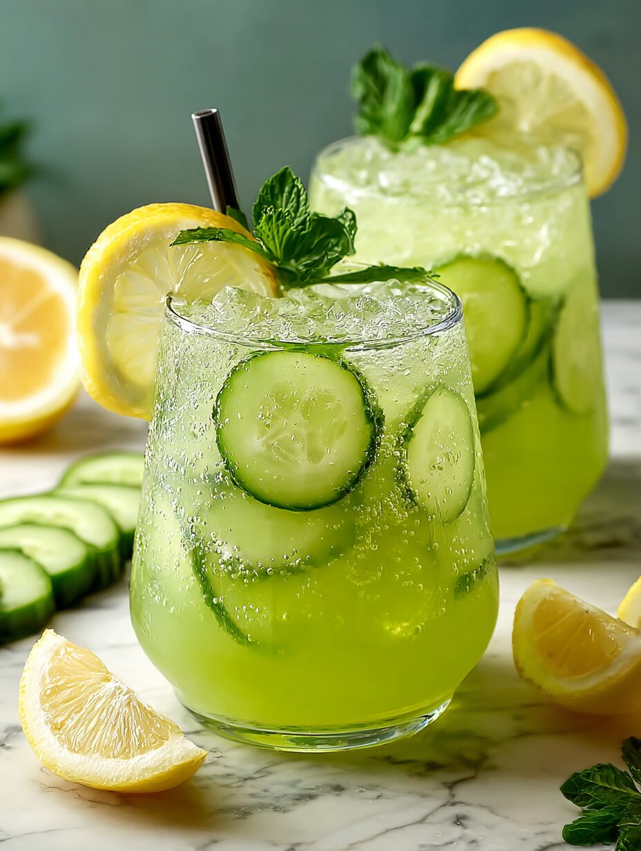 Refreshing Cucumber Lemonade: A Cool Summer Delight!
