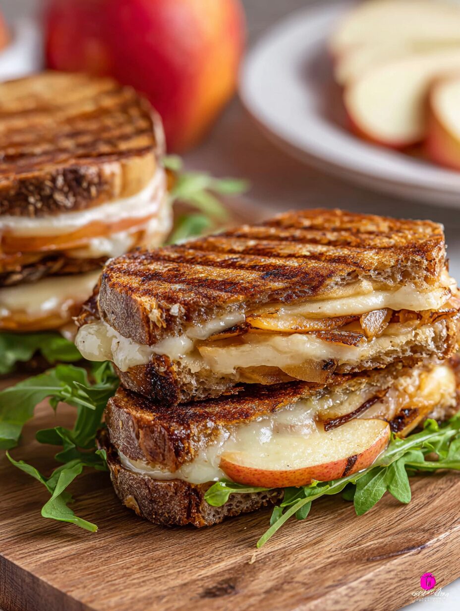 Roasted Apple and Brie Panini: A Delicious Recipe Unveiled!