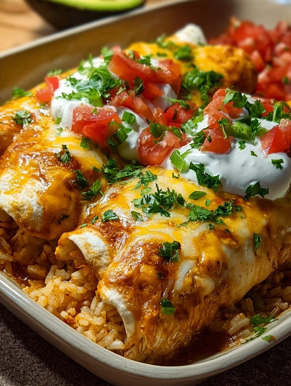 Smothered Baked Chicken Burritos: A Must-Try Recipe!