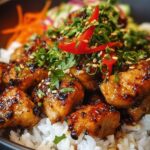Spicy Maple Chicken & Coconut Rice