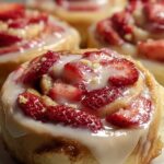 Strawberry Cheesecake Cinnabon Rolls