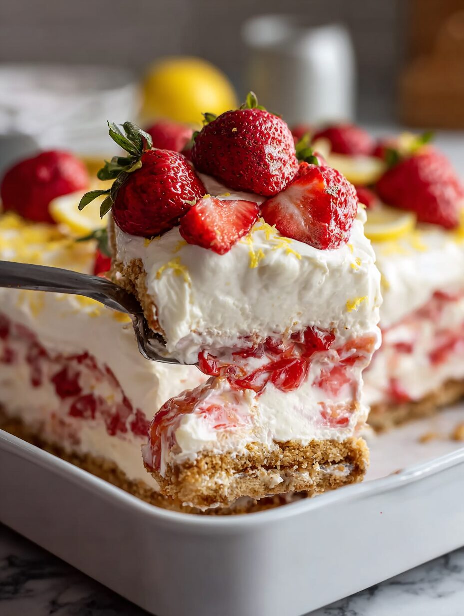 Strawberry Lemonade Icebox Cake: A Refreshing Delight!