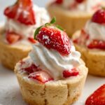 Strawberry Shortcake Cookie Cups Made Easy – 7 Ingredients, Zero Fuss