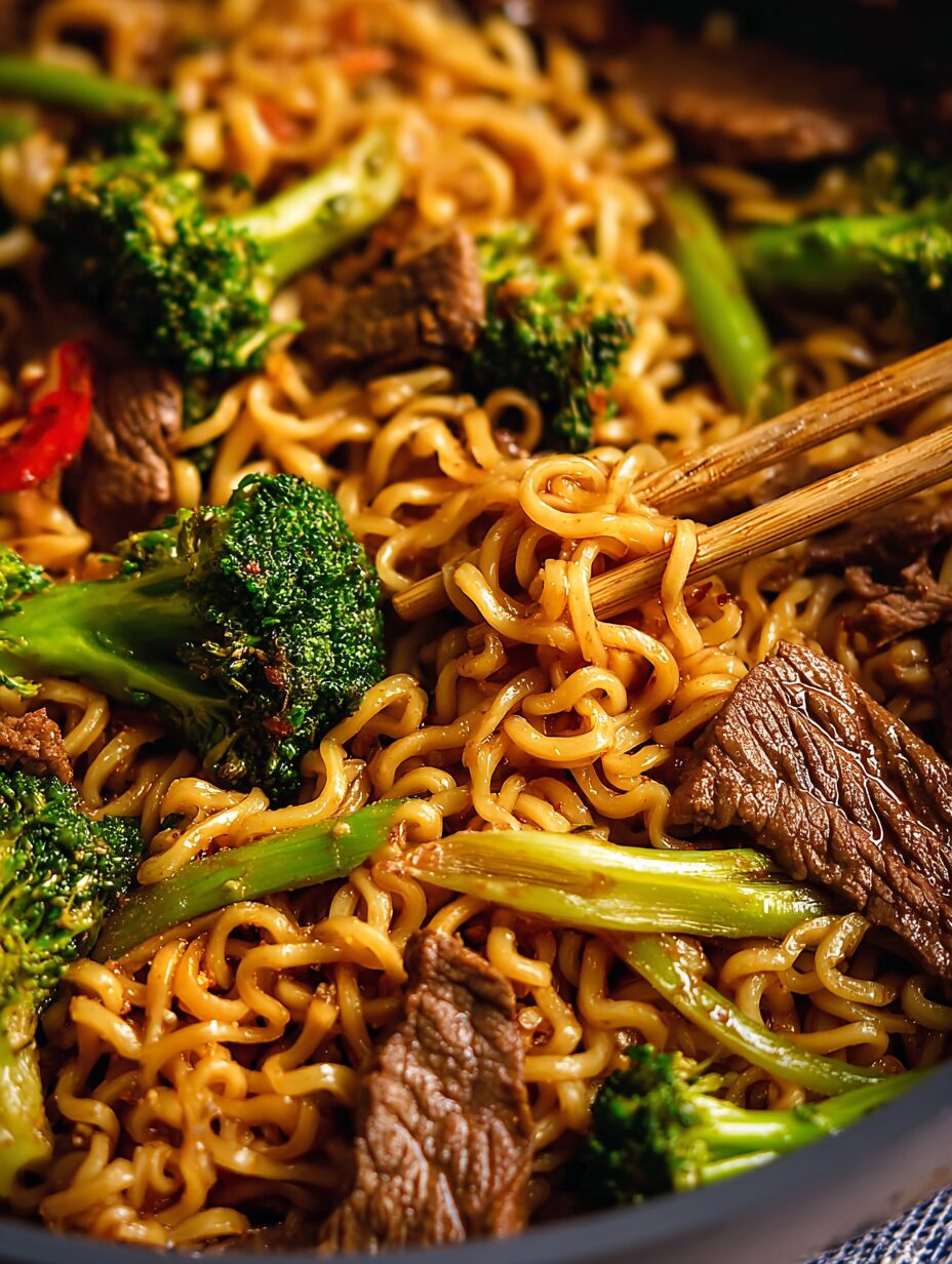 Beef and Broccoli Ramen Stir Fry: A Quick, Tasty Recipe!