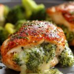 Broccoli Stuffed Chicken Breast for a Happy, Healthy Dinner