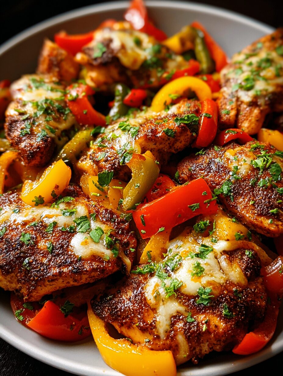 Cajun Chicken with Bell Peppers: A Flavorful Delight!