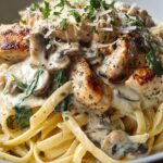 Chicken & Mushroom Alfredo