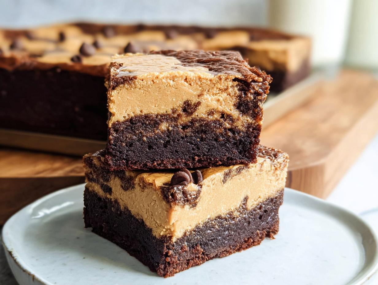 Cookie Dough Brownies: 1 Amazing Recipe - Cookie Dough Brownies - additional detail