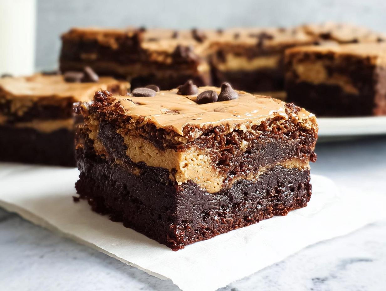 Cookie Dough Brownies: 1 Amazing Recipe - Cookie Dough Brownies - additional detail