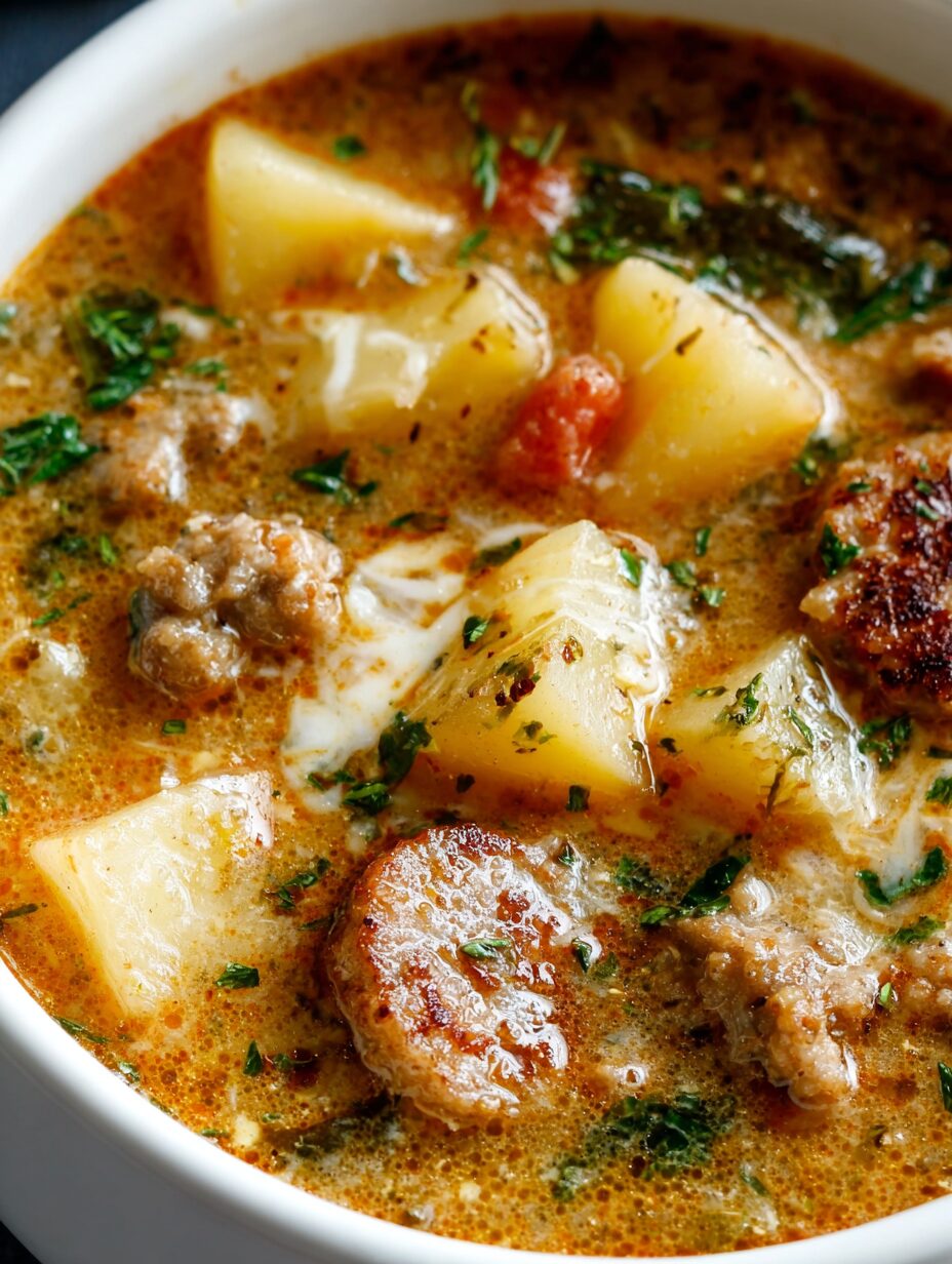 Cozy Italian Sausage and Potato Soup