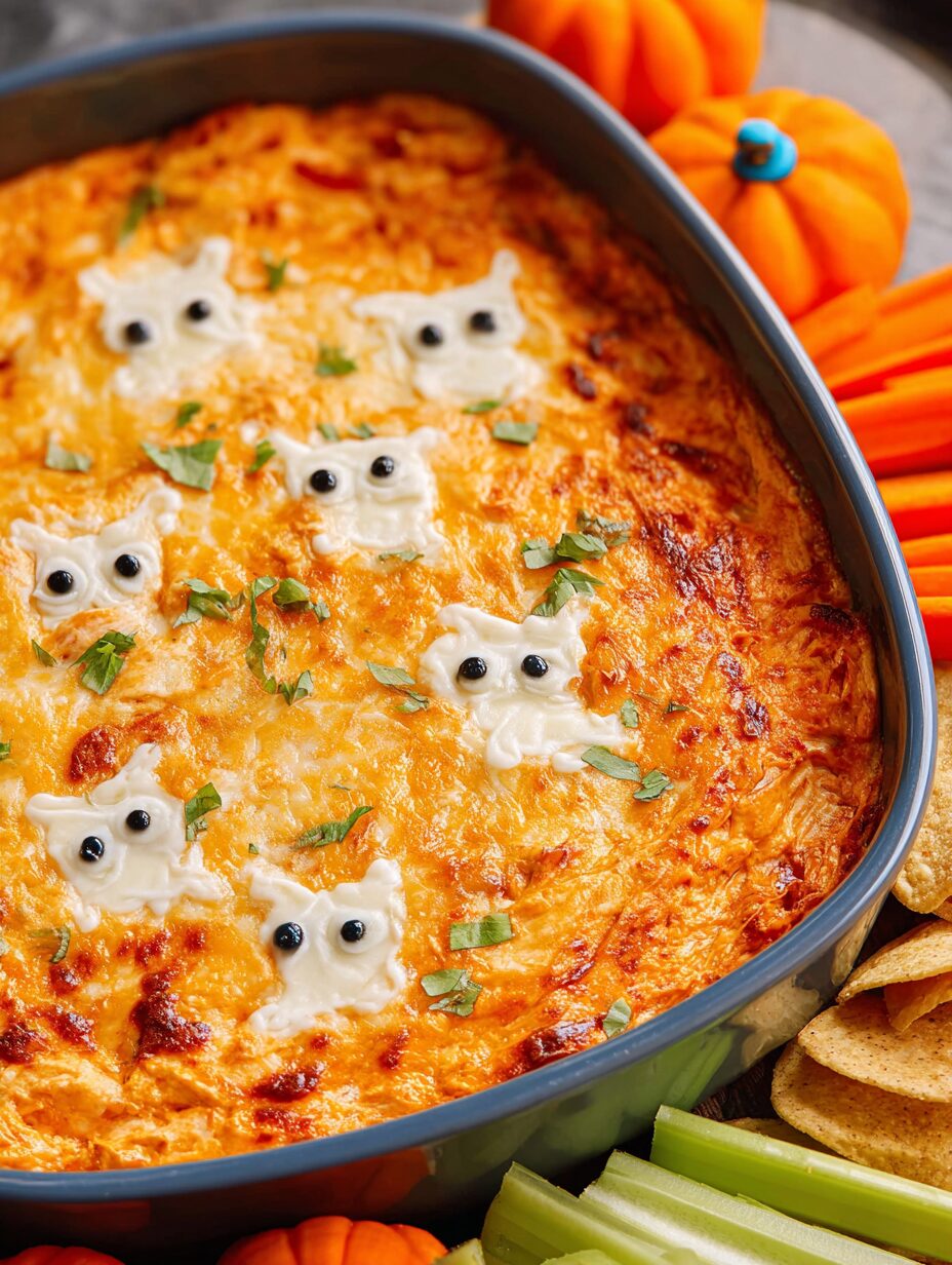 Halloween Buffalo Chicken Dip: A Spooktacular Recipe!