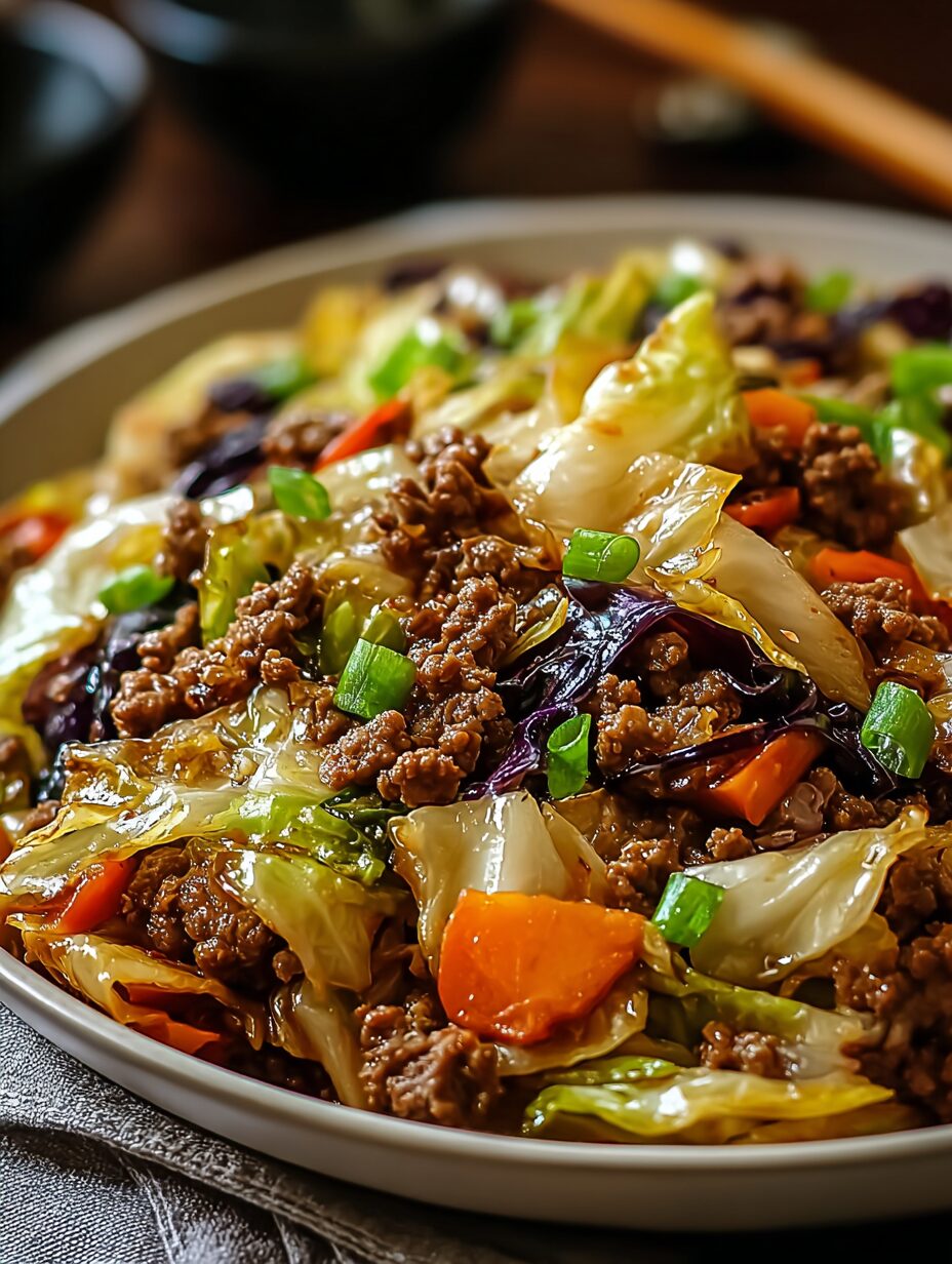 Irresistible Chinese Ground Beef and Cabbage Stir-Fry Recipe You’ll Love!
