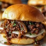 Irresistible French Onion Beef Sloppy Joes