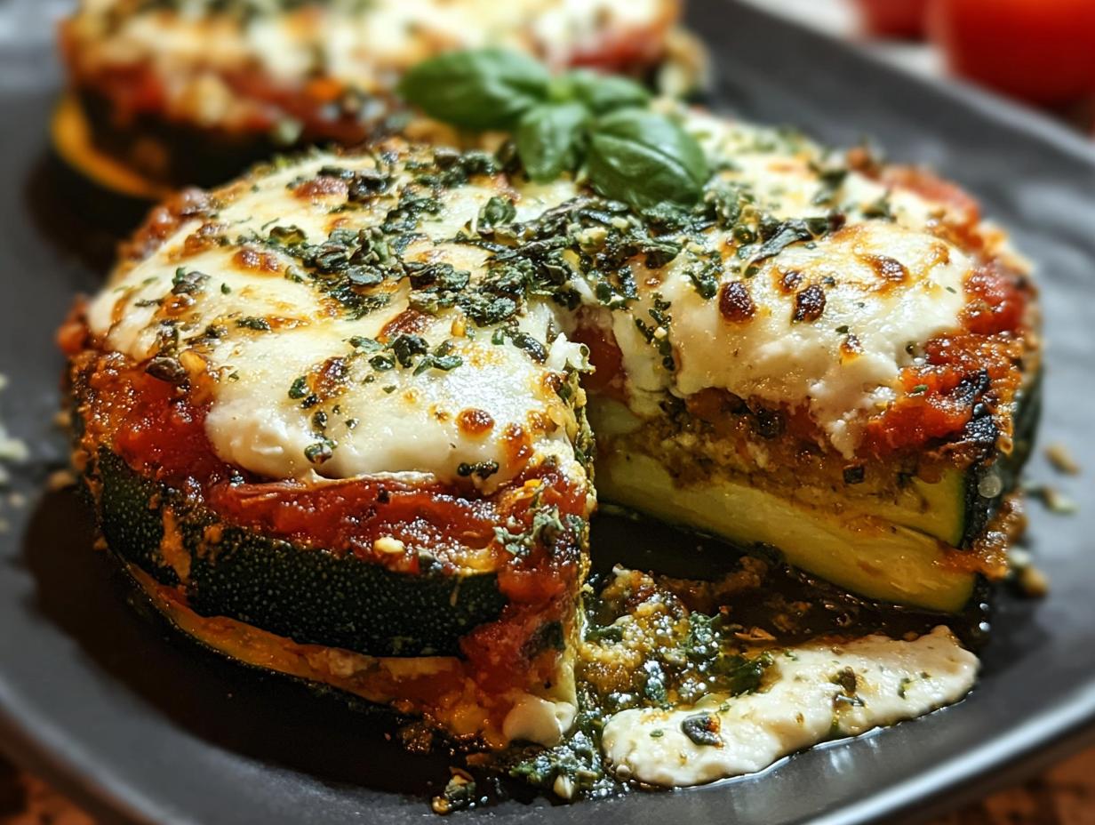 Layered Zucchini Ricotta Melts: 15 Min Prep
