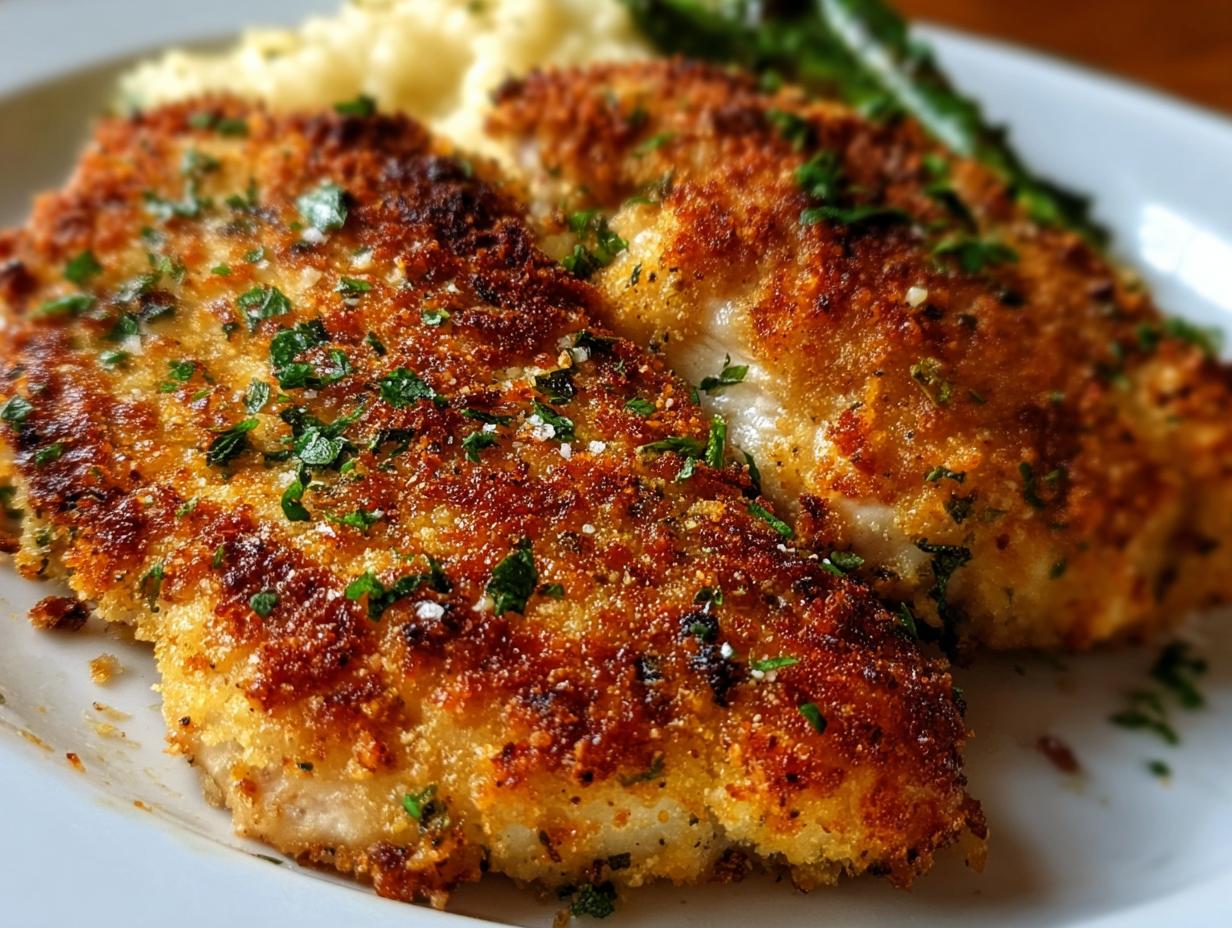 Longhorn Parmesan Chicken: 1 Amazing Recipe - Longhorn Parmesan Crusted Chicken - additional detail