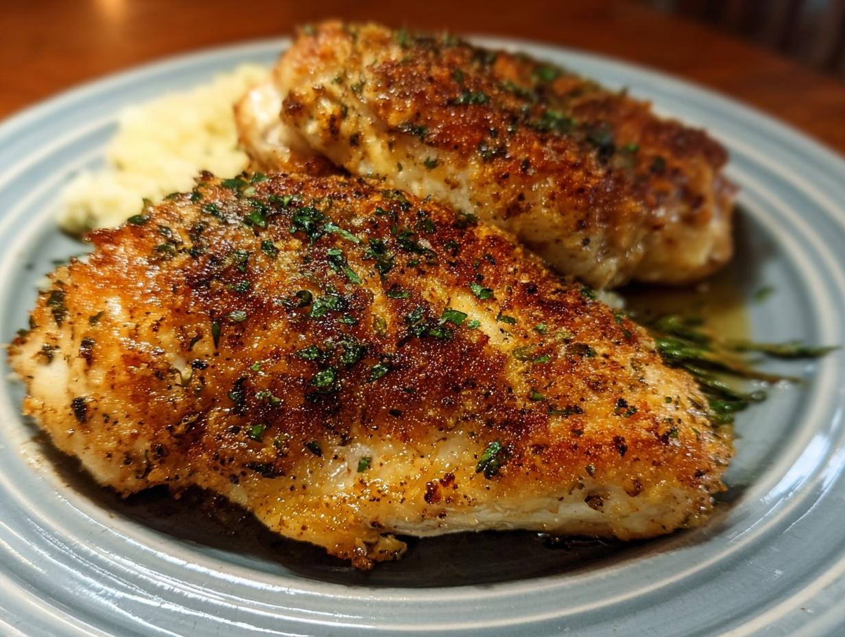 Longhorn Parmesan Chicken: 1 Amazing Recipe - Longhorn Parmesan Crusted Chicken - additional detail