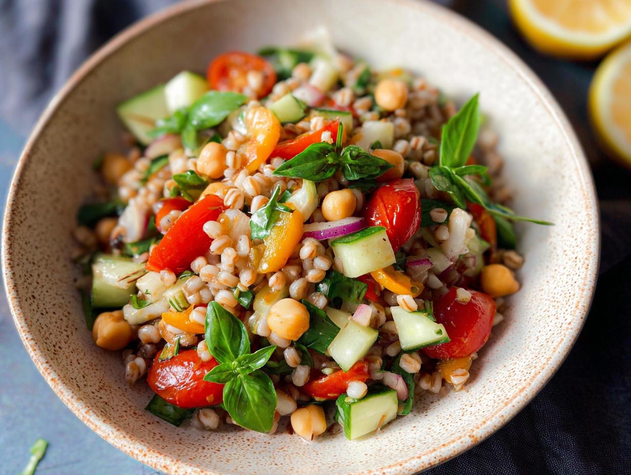 Delicious Mediterranean Barley Salad in 35 Mins - Mediterranean Barley Salad - additional detail