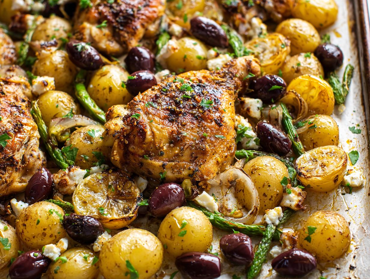 Mediterranean Lemon Chicken Potatoes: 1 Amazing Meal