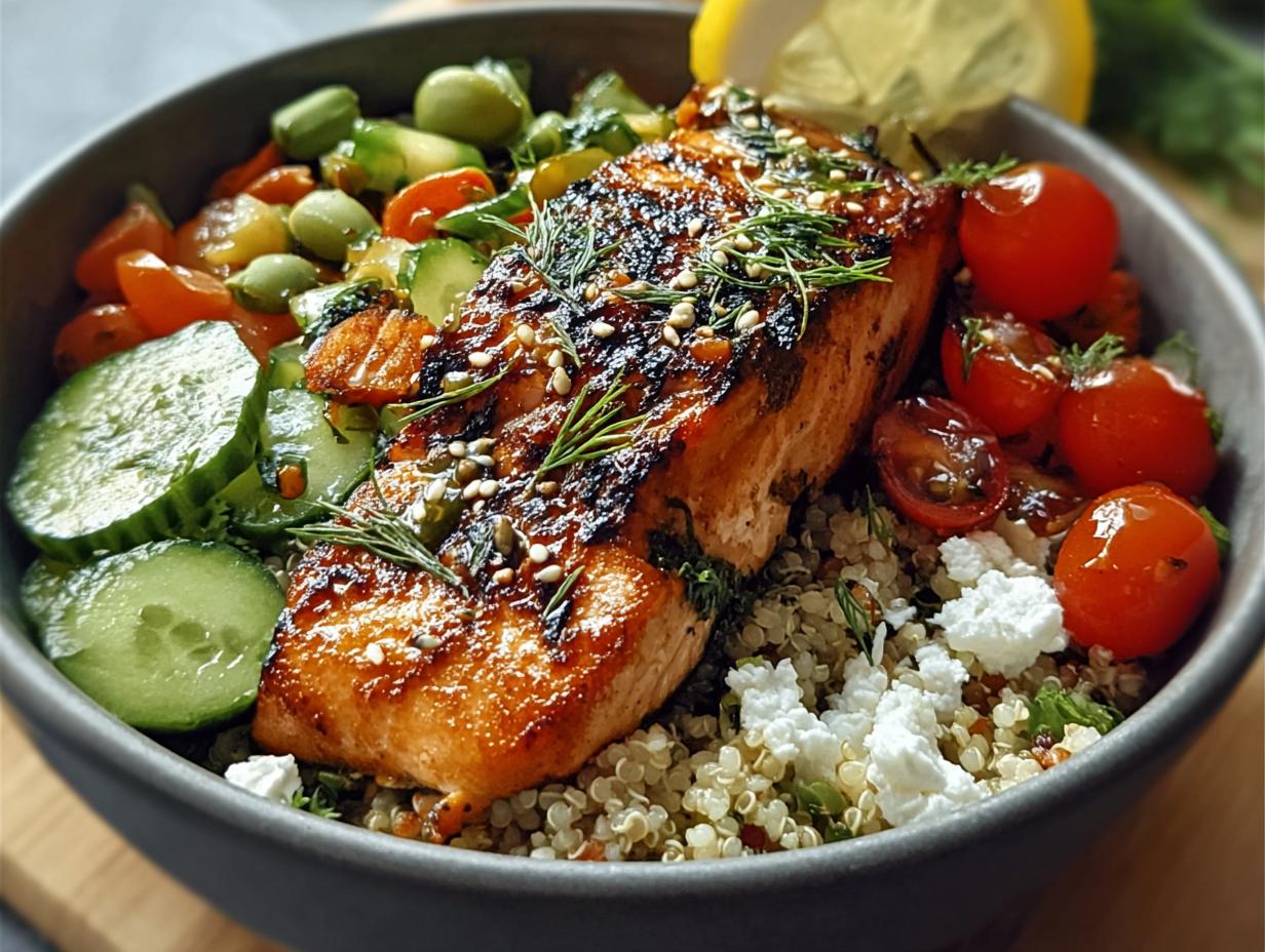 Mediterranean Salmon Bowl: 1 Flavorful 30-Min Meal - Mediterranean Salmon Bowl - main visual representation
