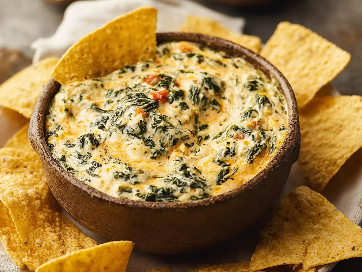 Queso Spinach Dip: 10-Minute Creamy Delight - Queso Spinach Dip - additional detail