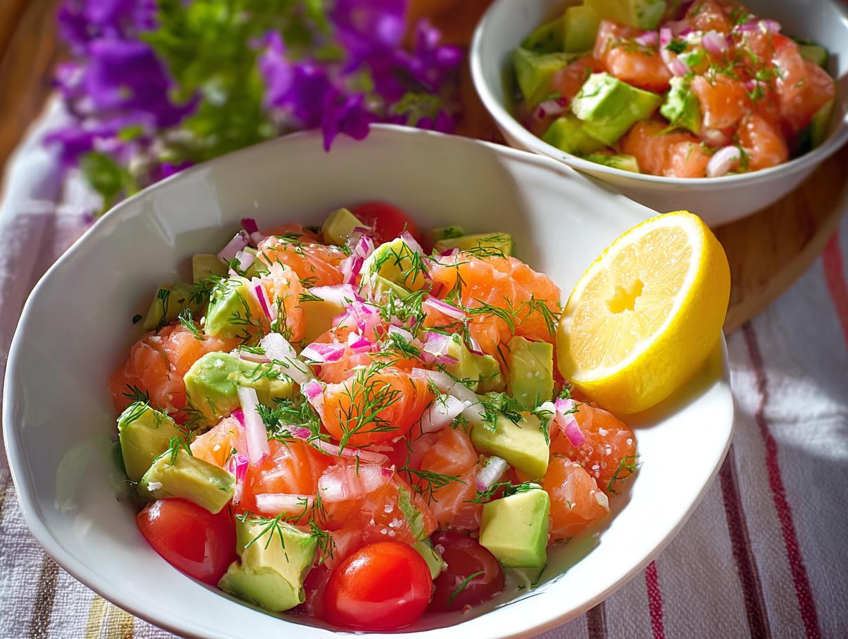Spectacular Salmon Ceviche: Taste Sunshine - Salmon Ceviche - additional detail