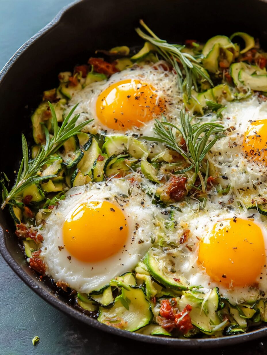 Savory Zucchini Breakfast Skillet: Elevate Your Mornings!
