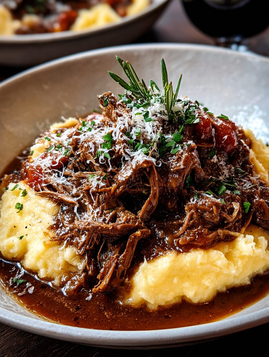 Short Rib Ragu with Parmesan Mashed Potatoes is Irresistible!