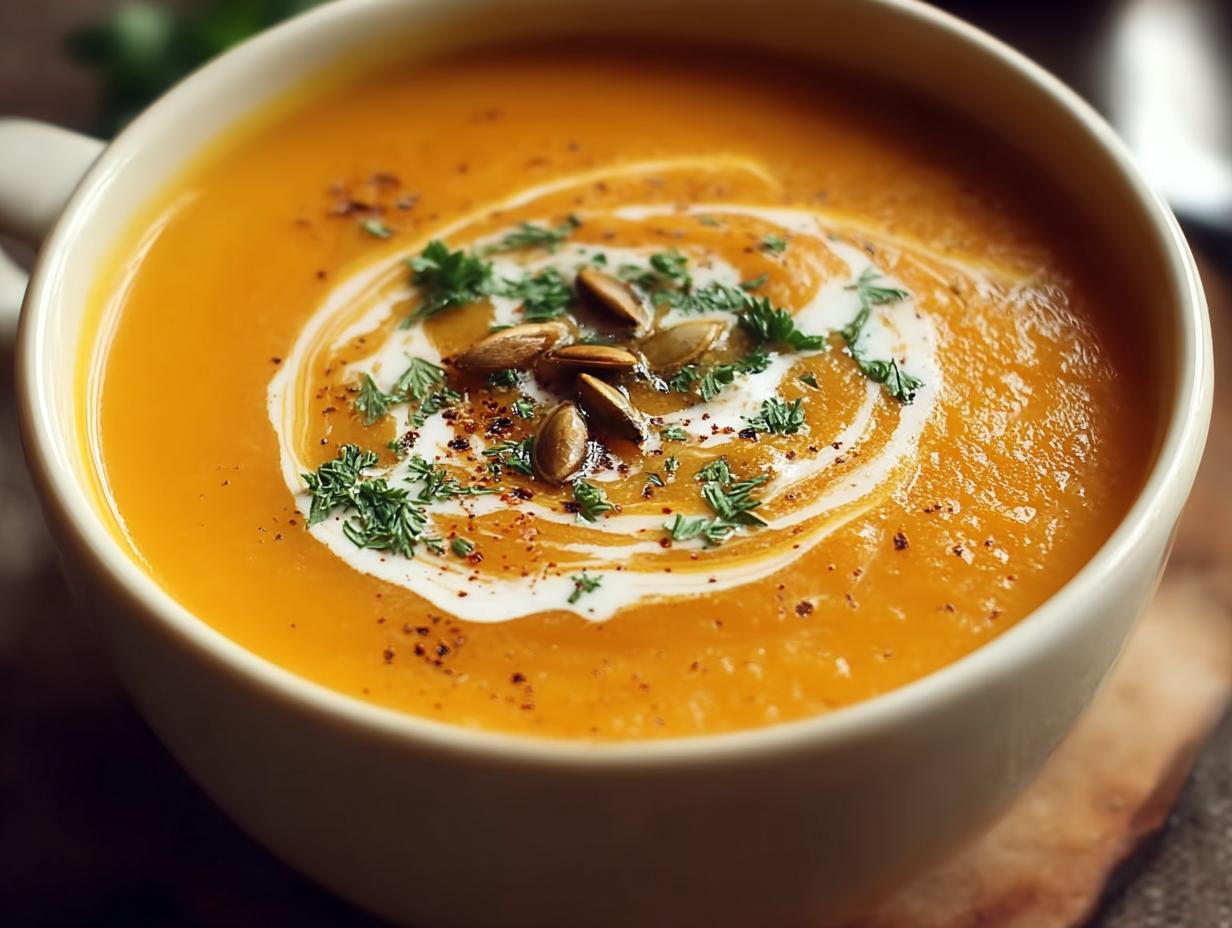 Spicy Butternut Squash Sweet: A Stunning Soup - Spicy Butternut Squash Sweet - main visual representation