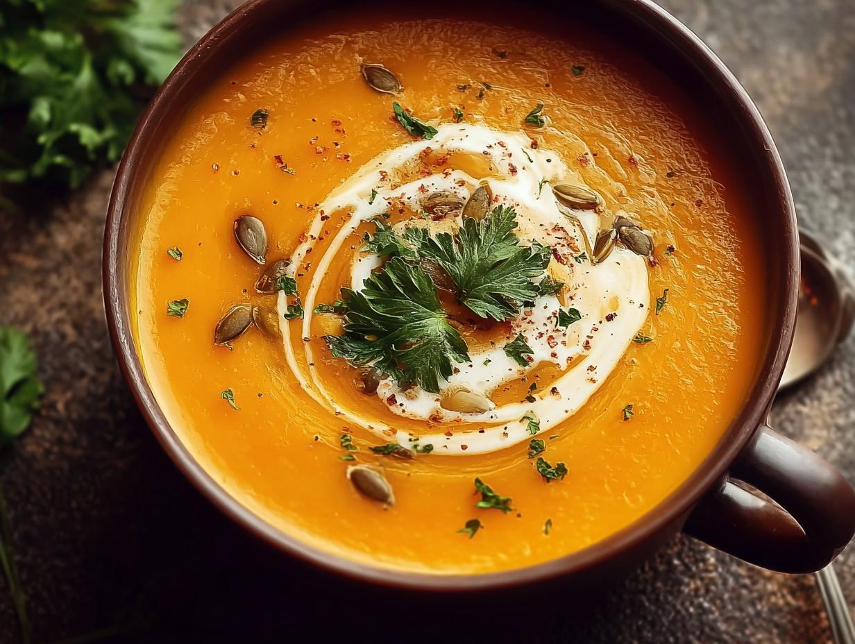 Spicy Butternut Squash Sweet: A Stunning Soup - Spicy Butternut Squash Sweet - additional detail