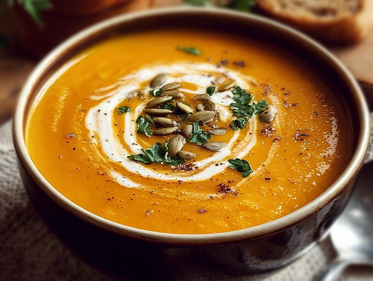 Spicy Butternut Squash Sweet: A Stunning Soup