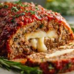 Stuffed Italian Meatloaf