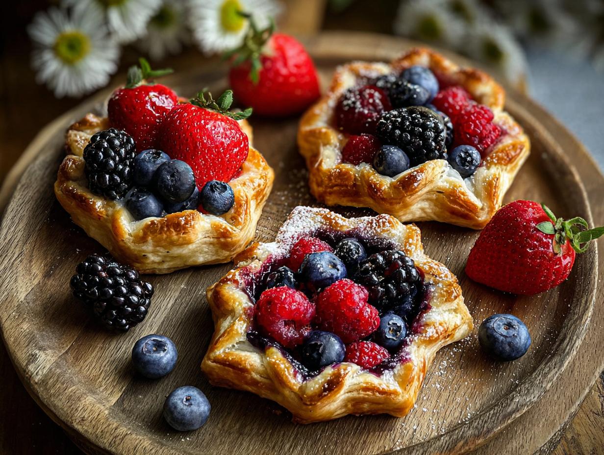 Summer Berry Mini Galettes: 1 Flaky Crust Secret - Summer Berry Mini Galettes - additional detail
