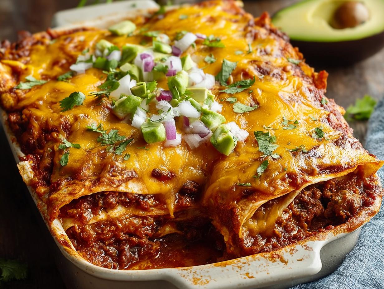 Amazing Vegetarian Enchilada Casserole in 20 Mins - Vegetarian Enchilada Casserole - additional detail
