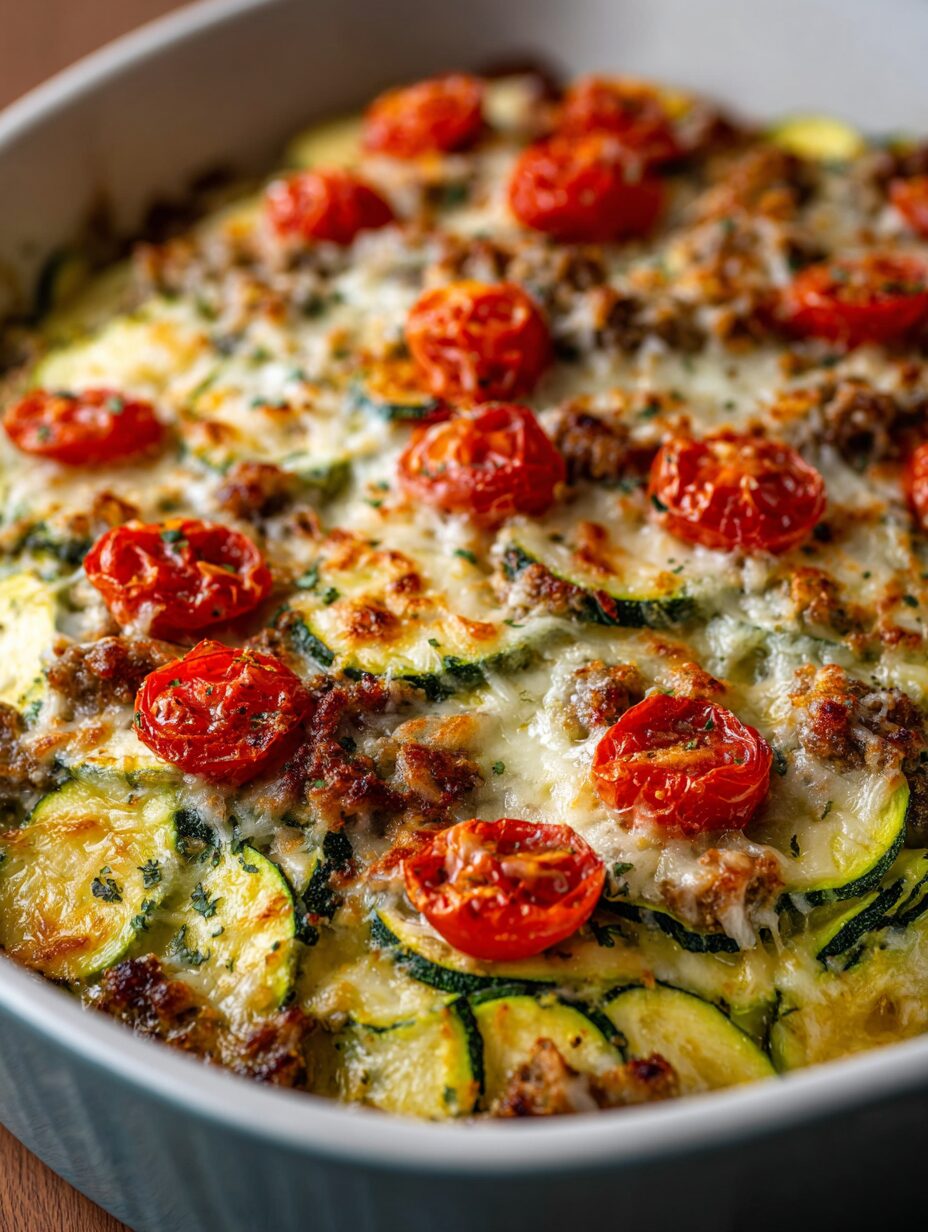 Zucchini Pizza Casserole: A Delicious Twist on Dinner!