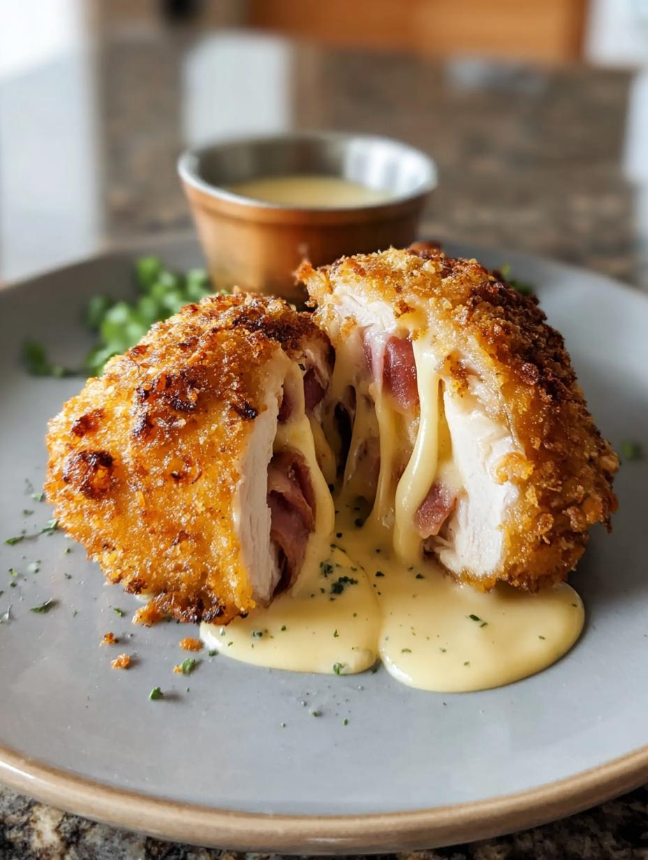 Amazing Baked Chicken Cordon Bleu Recipe - Baked Chicken Cordon Bleu - additional detail