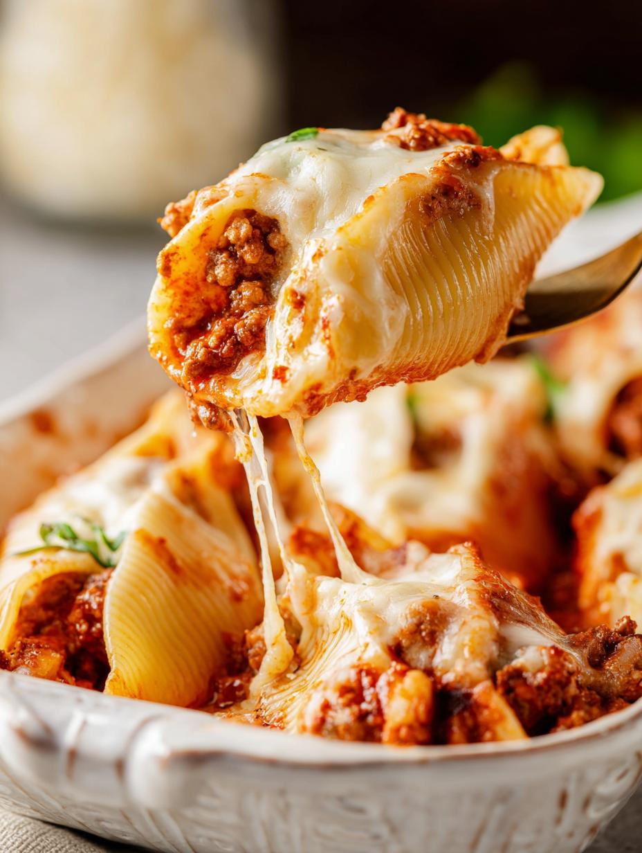 Cheesy Beef Stuffed Shells: 1 Amazing Comfort - Beef Stuffed Shells Cheesy - additional detail