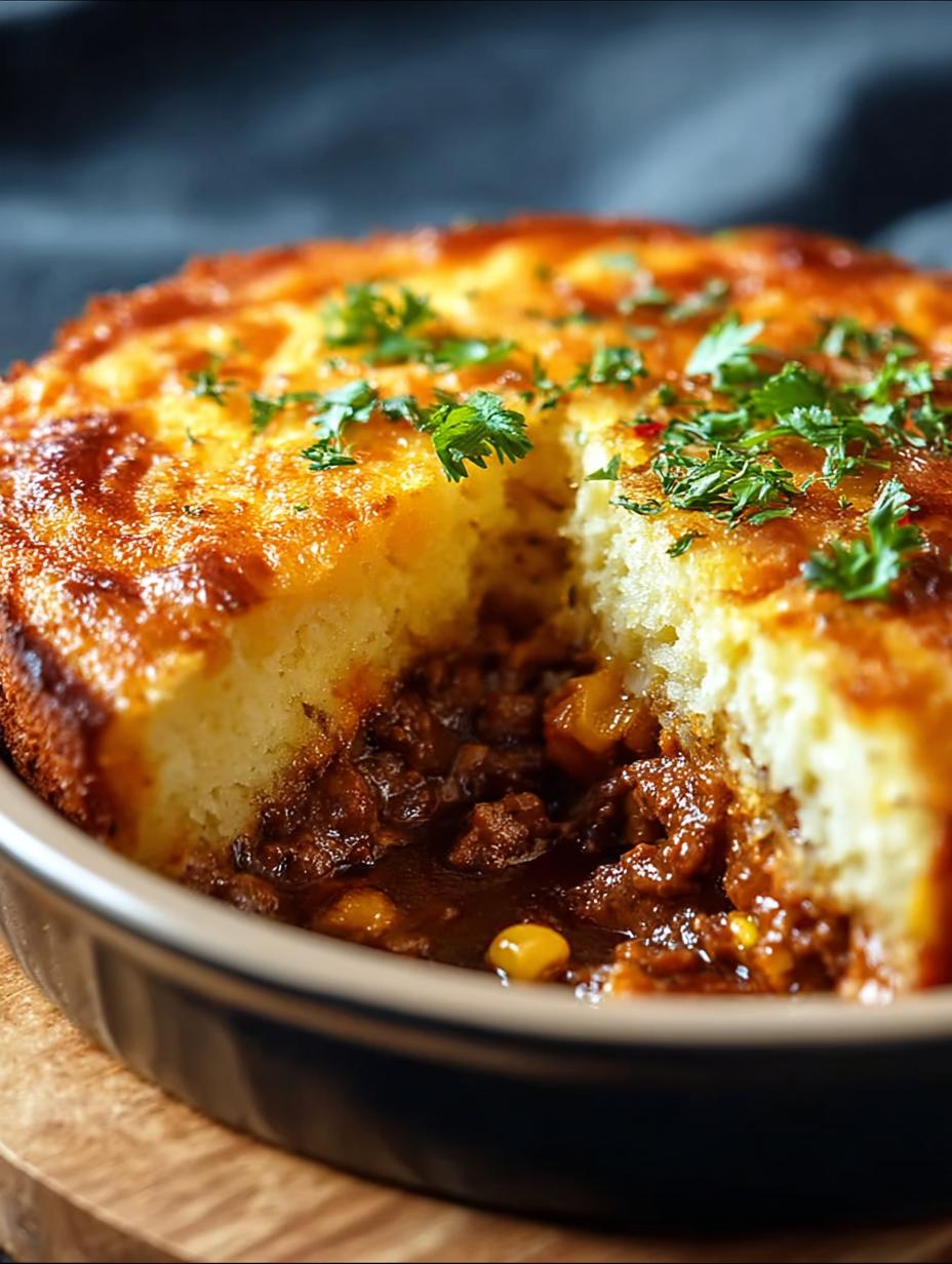 Amazing Beef Tamale Pie Recipe