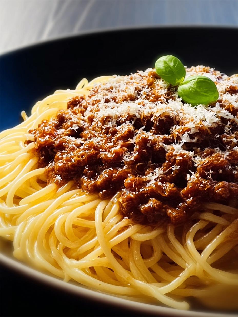 Bolognese Sauce Pasta - ingredients laid out