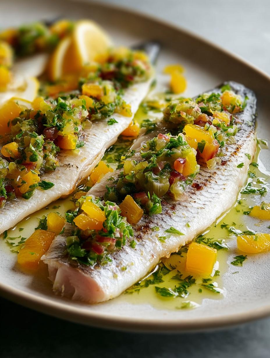 Branzino Citrus Olive Salsa: 4 Brilliant Quick Bites - Branzino Citrus Olive Salsa - additional detail