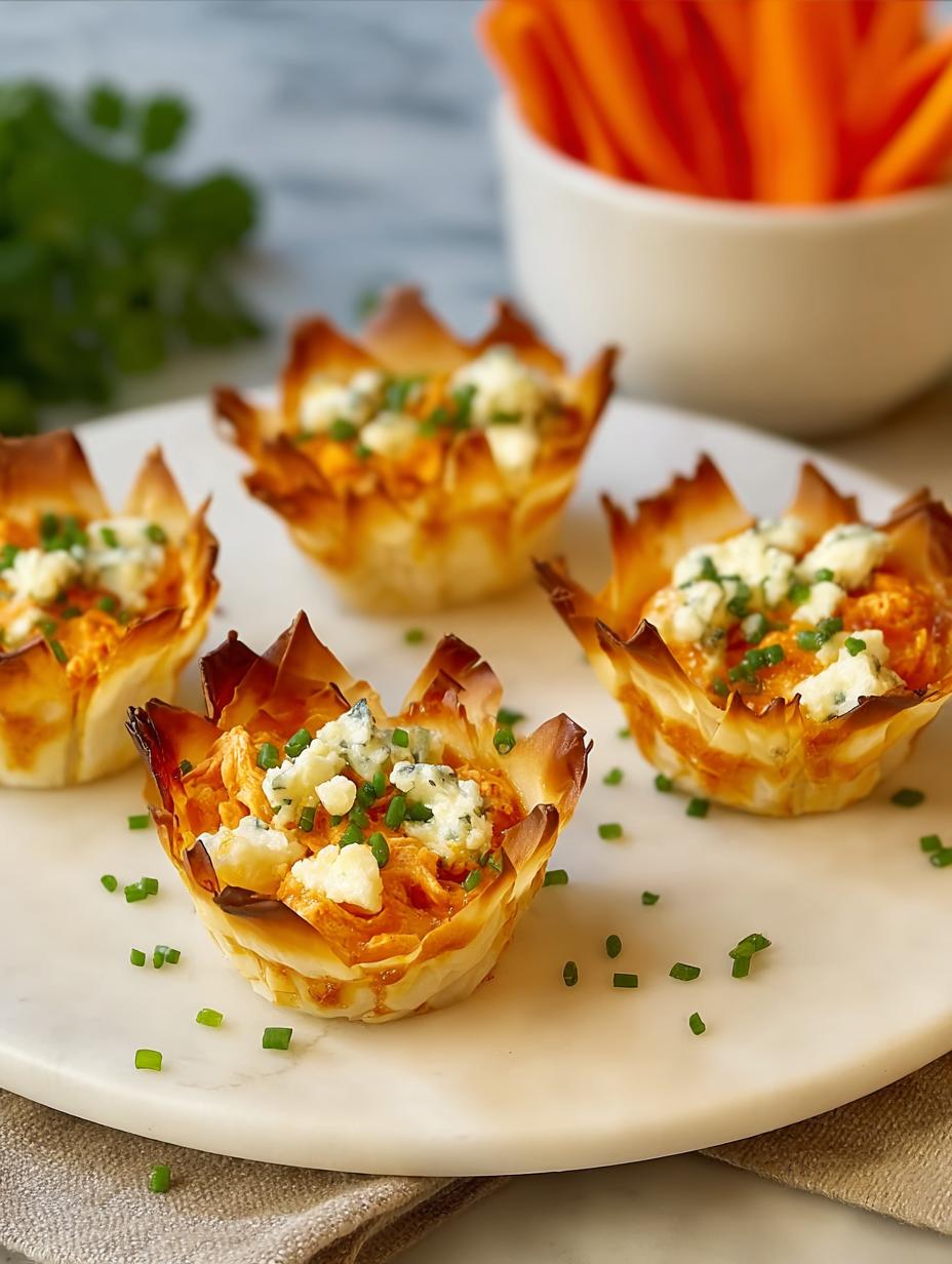 Amazing Buffalo Chicken Cups: 10-Minute Magic - Buffalo Chicken Cups - main visual representation