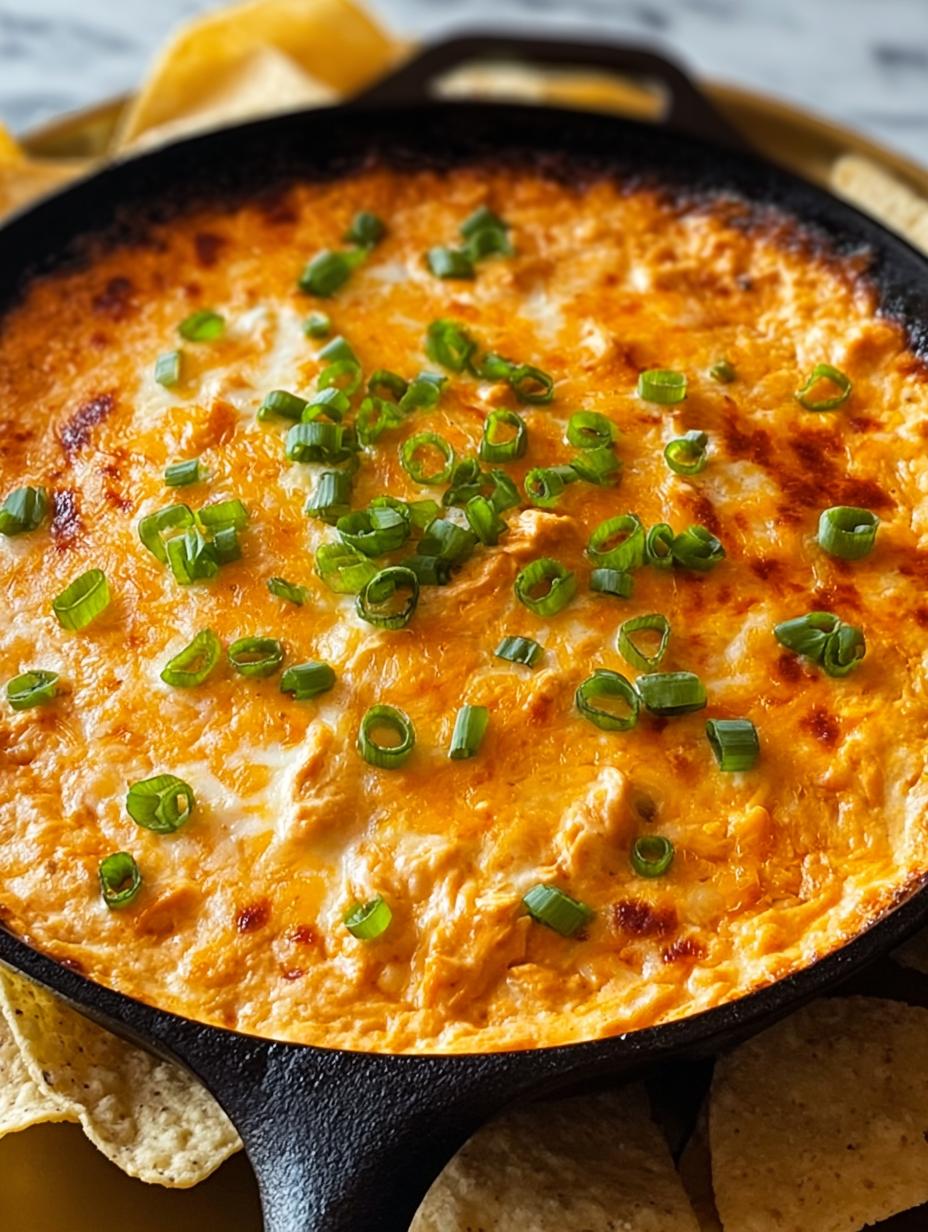 Buffalo Chicken Dip Skillet: Your Amazing 1-Pan Appetizer - Buffalo Chicken Dip Skillet - additional detail