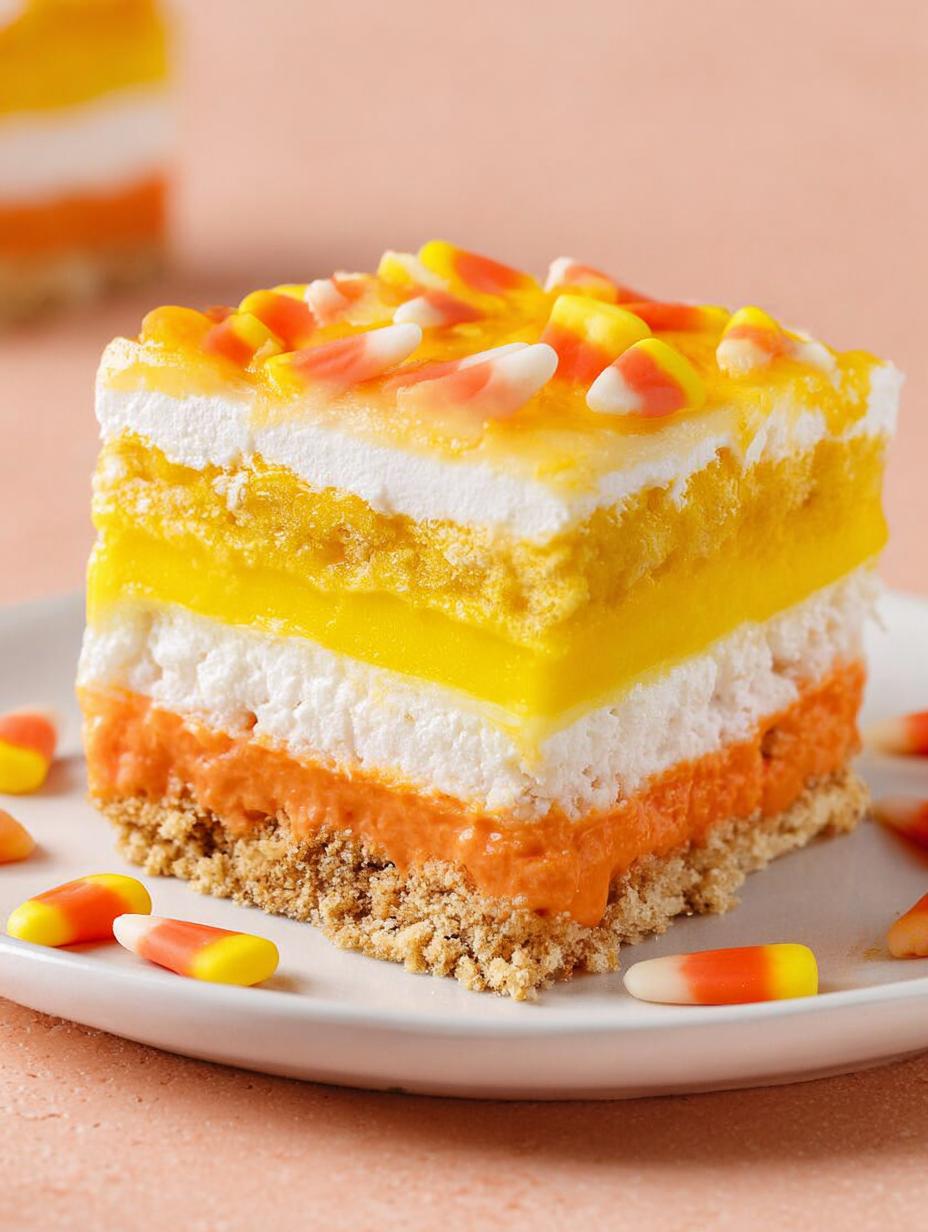 Candy Corn Lush Bake: 1 Amazing Fall Treat