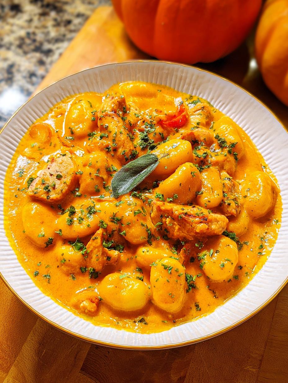 Amazing Chicken Gnocchi Creamy Pumpkin - Chicken Gnocchi Creamy Pumpkin - main visual representation