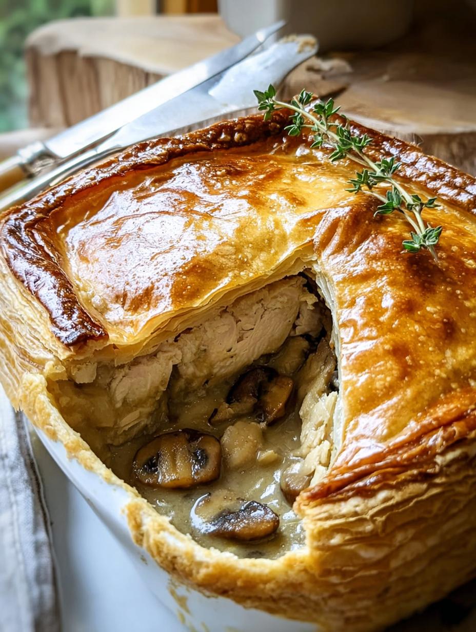 Delicious Chicken Mushroom Pie: 1 Amazing Recipe