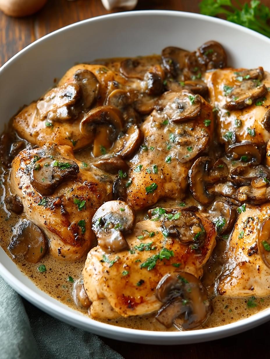 Creamy Chicken Mushroom Skillet: 30 Min Comfort - Chicken Mushroom Skillet Creamy - main visual representation