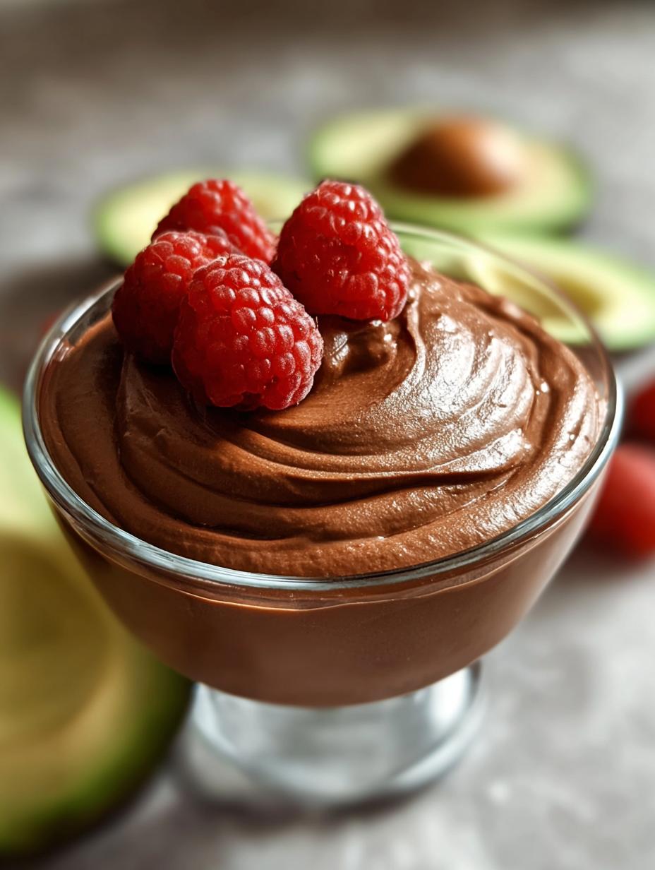 Chocolate Avocado Mousse: Creamy & Delicious 2 Ways - Chocolate Avocado Mousse - additional detail